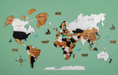 Dekoral Dünya Xəritəsi