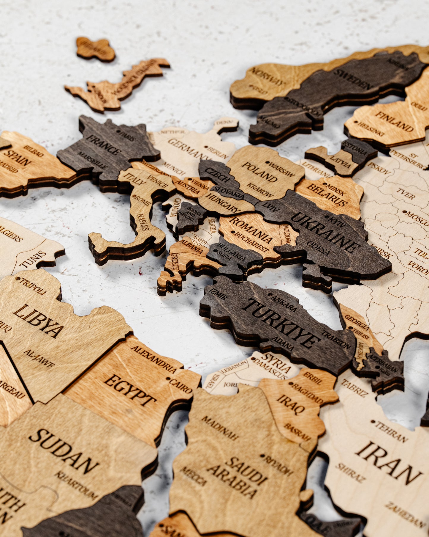 Dekoral Dünya Xəritəsi