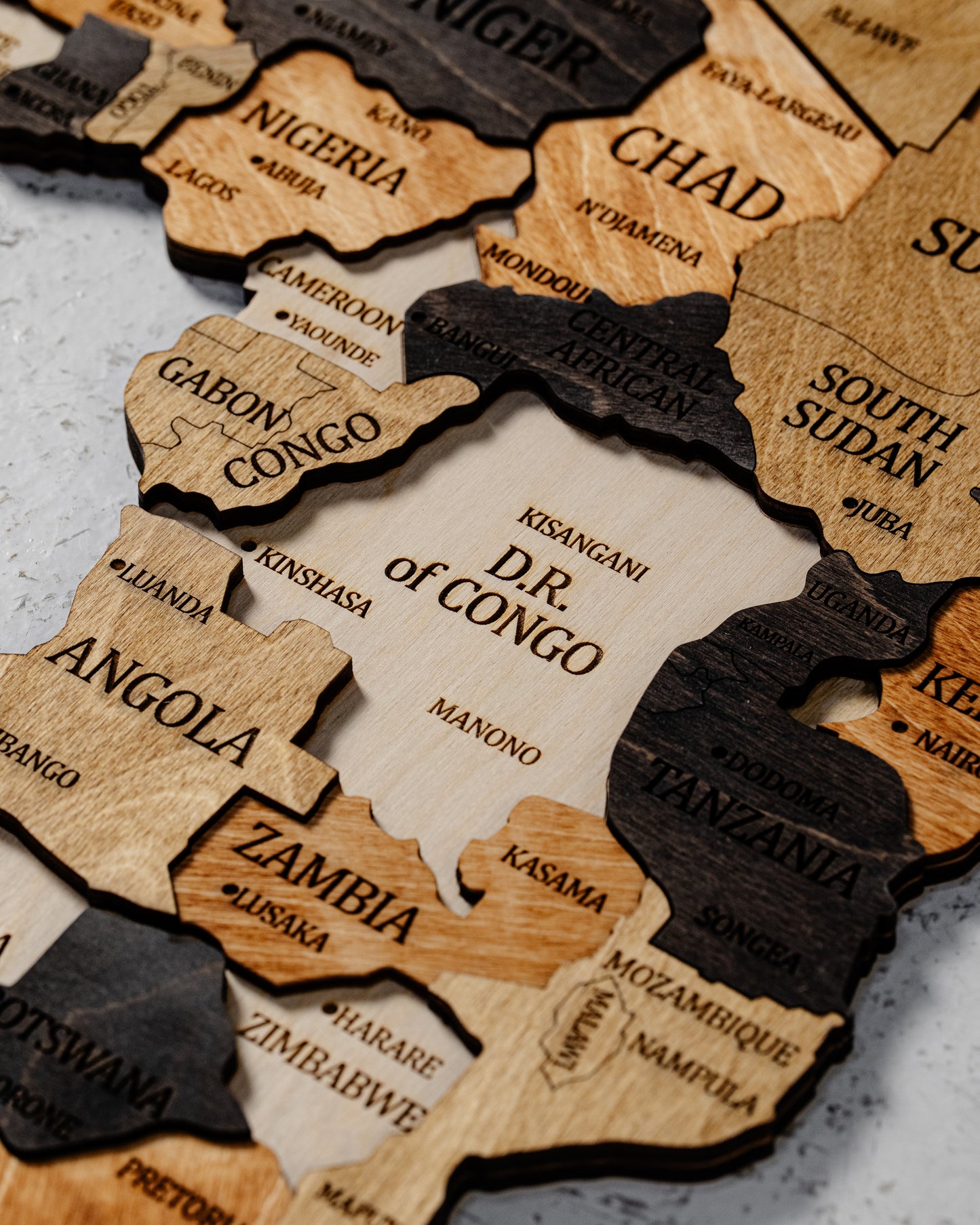 Dekoral Dünya Xəritəsi