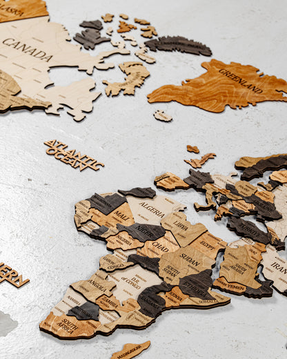 Dekoral Dünya Xəritəsi