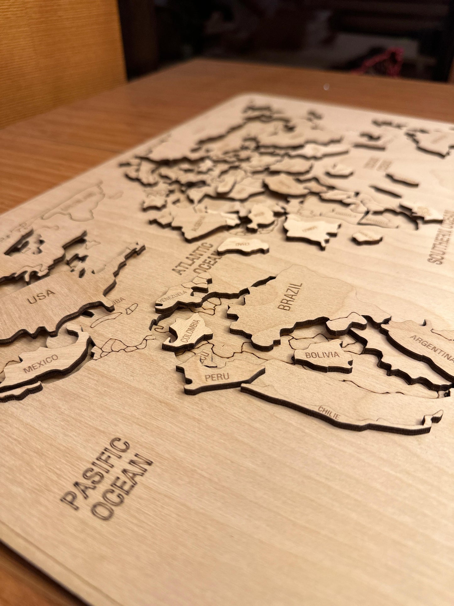 Dünya Xəritəsi Puzzle