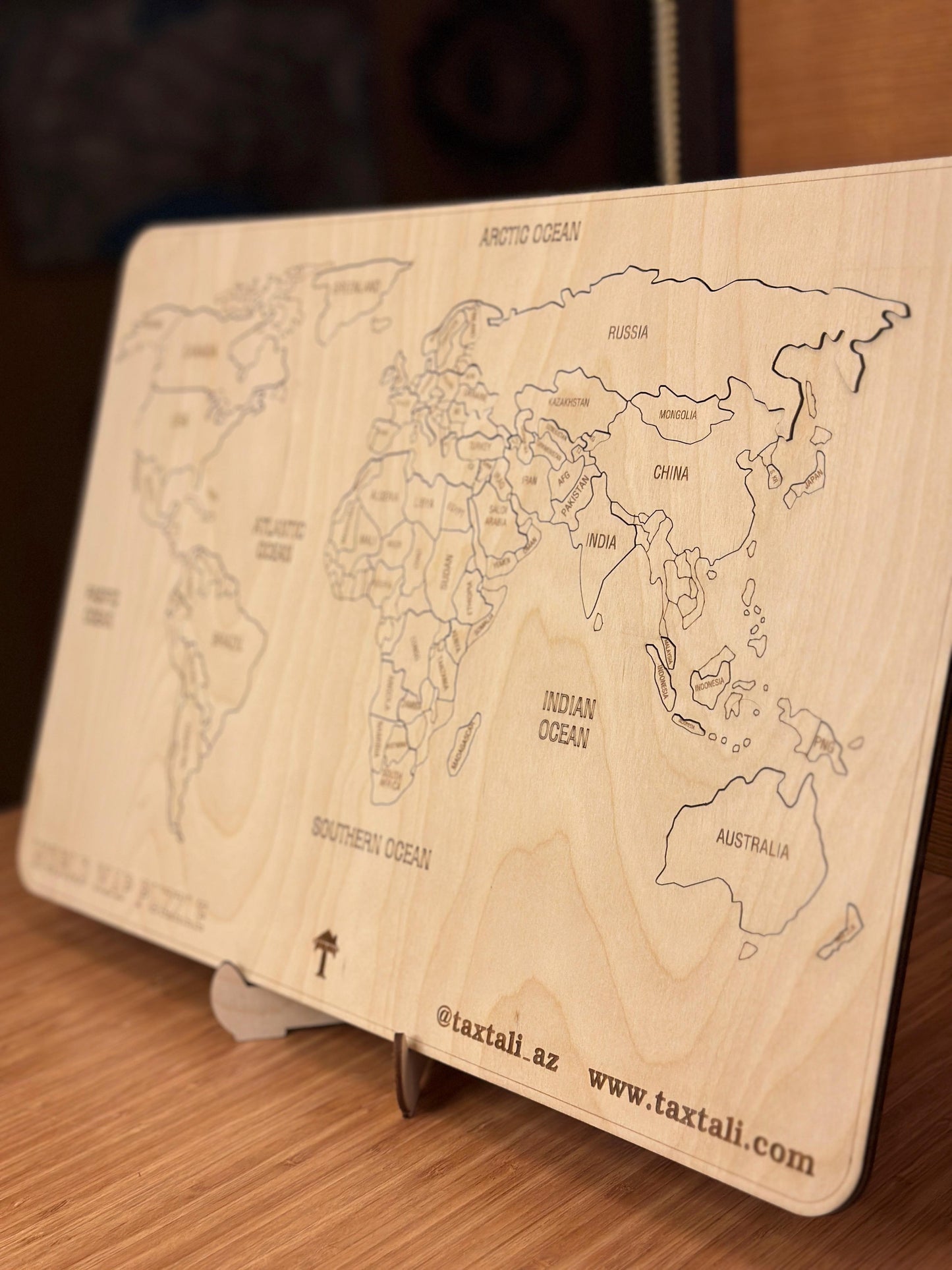 Dünya Xəritəsi Puzzle