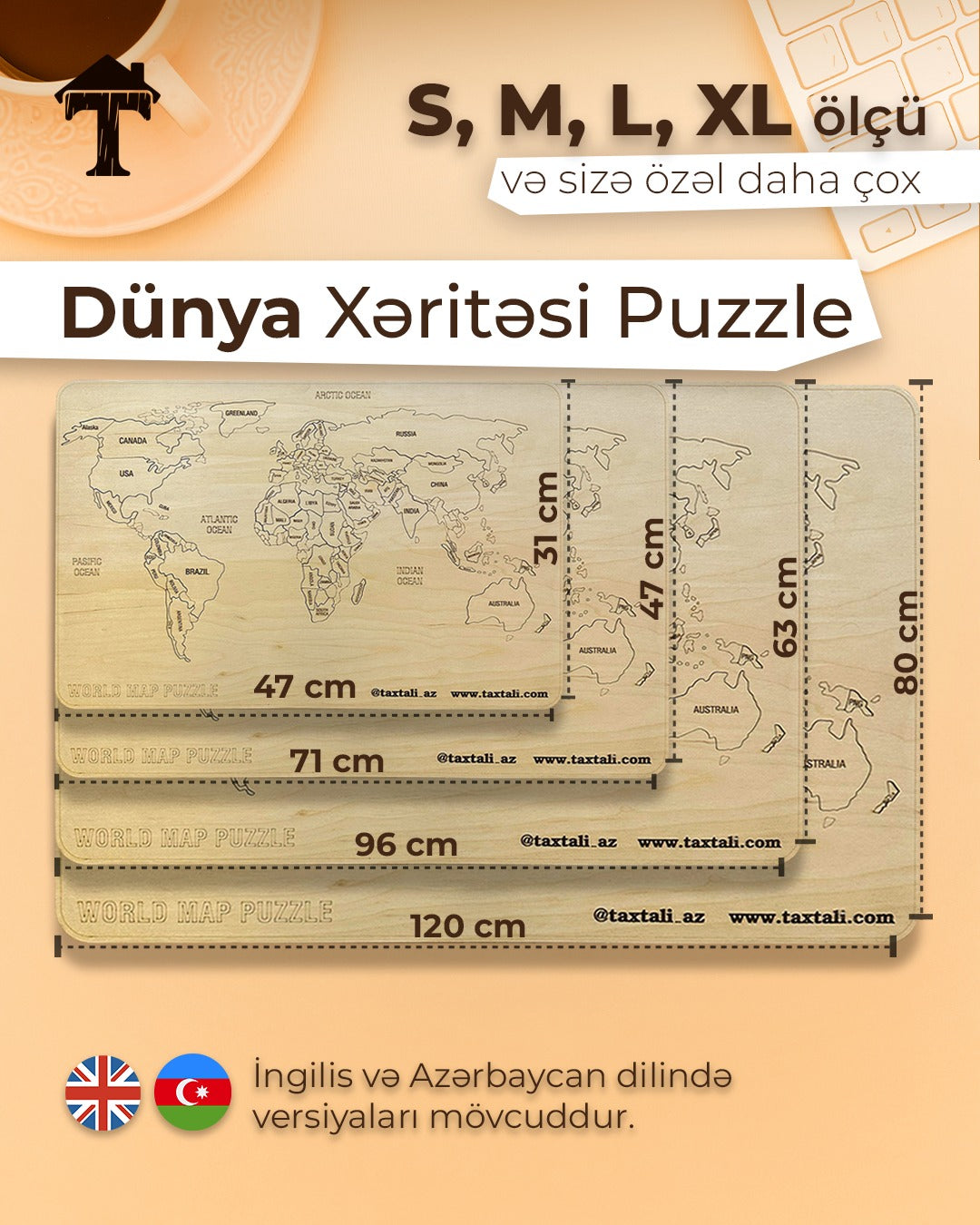 Dünya Xəritəsi Puzzle