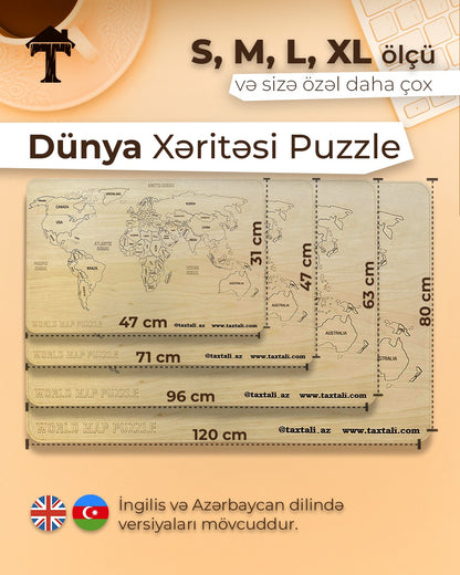 Dünya Xəritəsi Puzzle